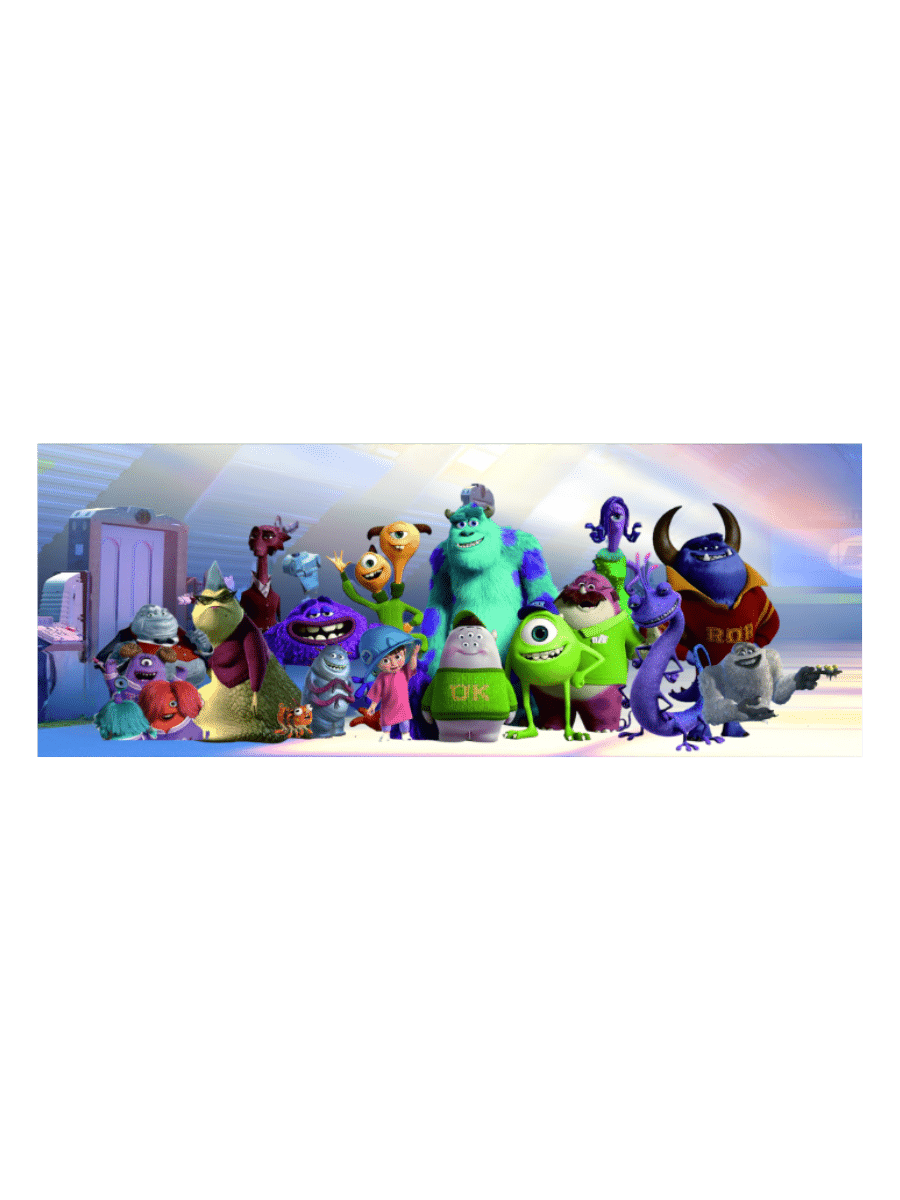 Monsters Inc Media Screen Backdrop First Birthday Party perth party hire decoration hire perth party decor hire party decor hire near me Party supplies perth Balloon arch