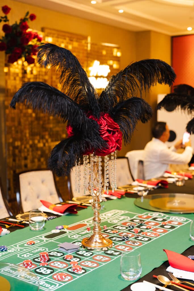 casino theme party 50th birthday party