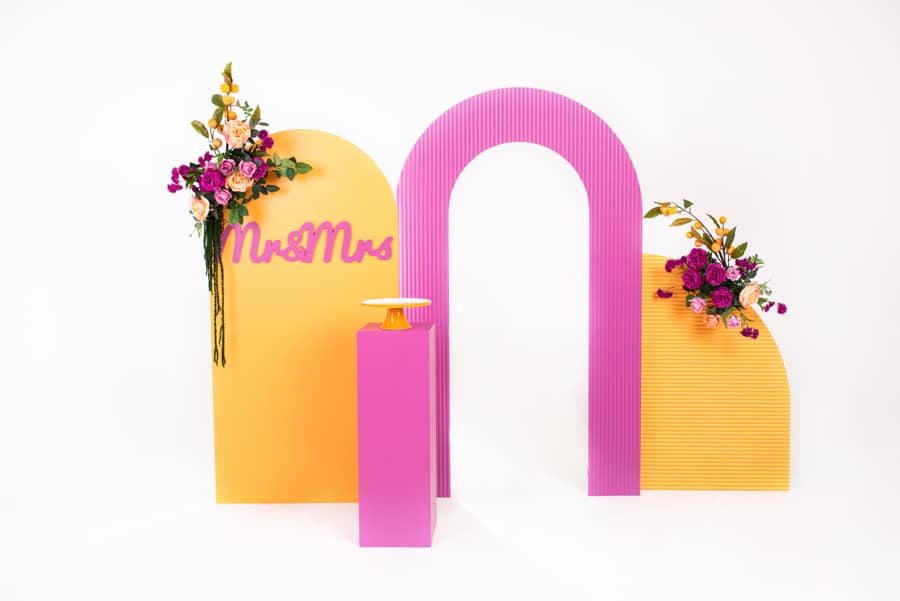 Orange and Fuchsia Package