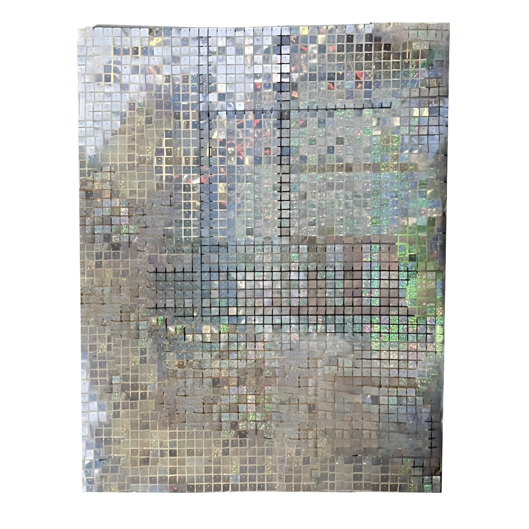 silver shimmer wall backdrop